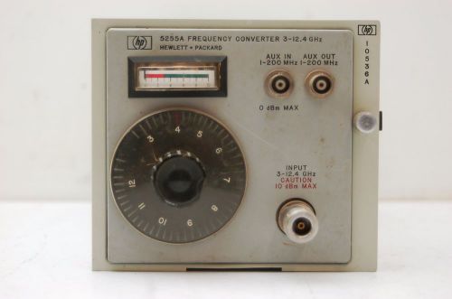 HP 5255A Frequency Converter 3-12.4 GHz