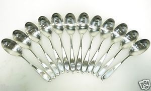 Walco Stainless Modernaire Dessert Spoon 12 Spoons