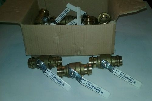 QTY 15 - CIMBERIO CIMPRESS VALVES 1220NL-07, 1&#034;, O-RING, PRESS, FREE SHIPPING