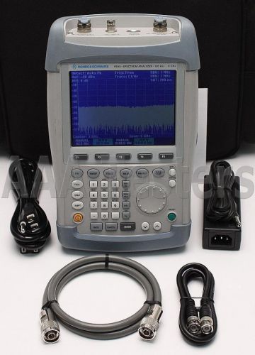 Rohde &amp; Schwarz FSH6 R&amp;S 6.26 Handheld Spectrum Analyzer w Tracking Gen FSH 6GHz