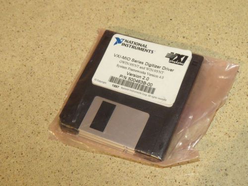 NATIONAL INSTRUMENTS VXI-MIO SERIES DIGITIZER DRIVER SYSTEM FRAMEWORKS 2.0