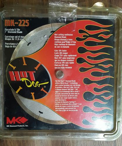 MK - 225 Hot Dog Diamond Tile Wet Saw Blade