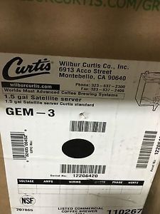 Curtis GEM 3 Gemini 1.5 Gallon Satellite Server BRAND NEW