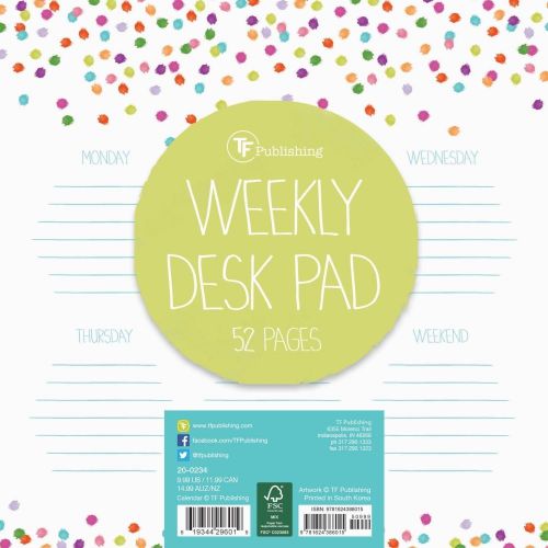 Sprinkles Weekly Deskpad