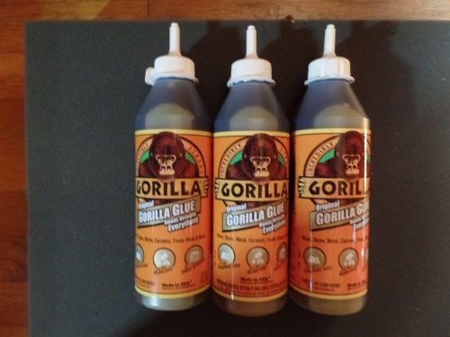 Gorilla Glue 18 fl.oz X 3  Bottle All Purpose ,World&#039;s  Stronest Glue.
