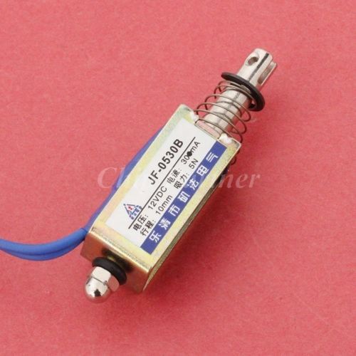 4pcs dc12v 300ma 5n/10mm precise pull-push-type solenoid electromagnet jf-0530b for sale