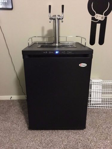 Kegco dual tap freestanding beer dispenser for sale
