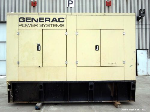 Used- generac 505 kw standby diesel generator set, model 2054300, sn-82009. mits for sale