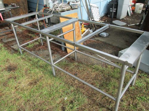 30x 96 in.Stainless steel restaurant Prep table No top EUC
