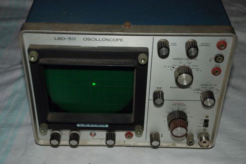 LEADER LBO-511 Single Trace Analog Oscilloscope - Tested