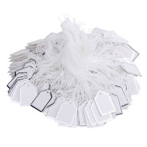 Pack label tie string price tag jewelry display 23x18mm hot n3 for sale