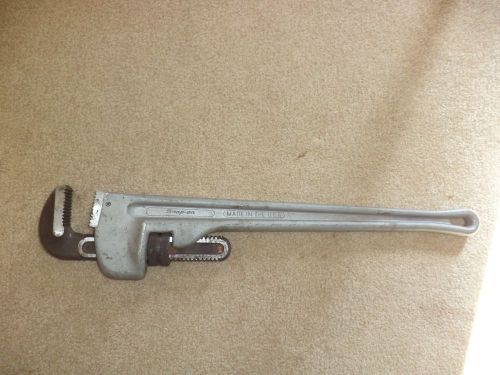 Snap On 24 inch Aluminum Pipe Wrench PWA24A