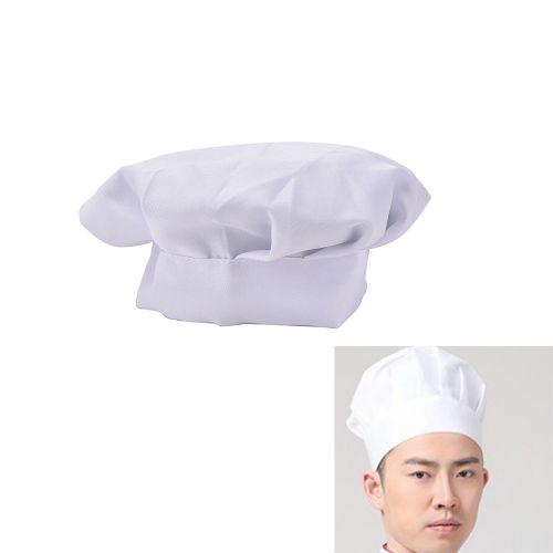 Fancy Dress Party Baker Cook Cooking BBQ Kitchen White Chef Hat Cap Stylish HU