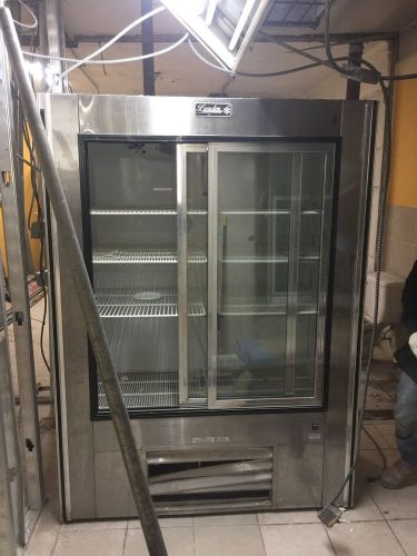 leader commercial refrigerator double door