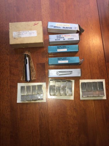Taper Sleeves lot Lathe/Drilling