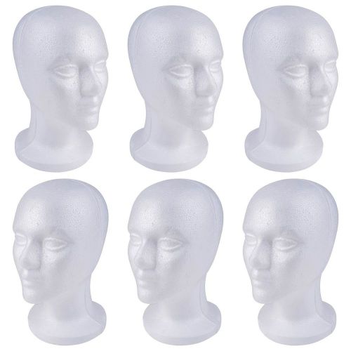 SHANY Cosmetics Styrofoam Model Heads/Hat Wig Foam Mannequin 6 Count