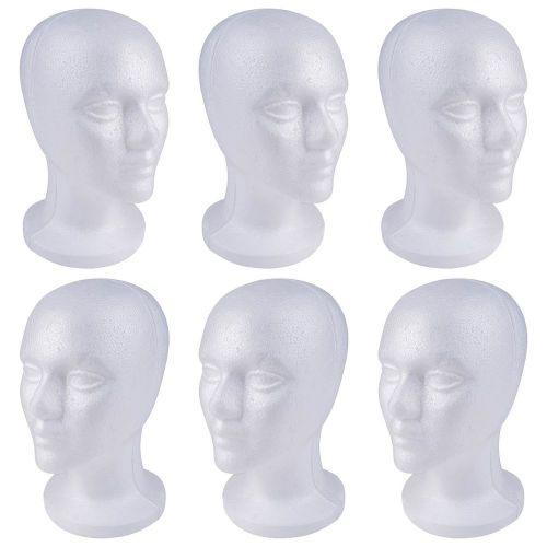 SHANY Cosmetics Styrofoam Model Heads/Hat Wig Foam Mannequin 6 Count