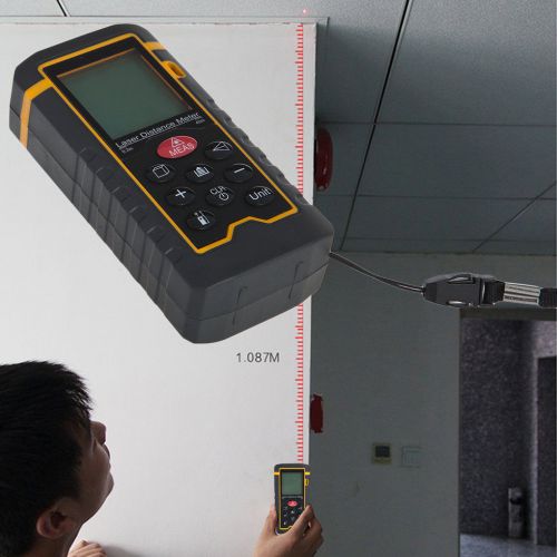Handheld Laser Range Finder Distance Meter Measure Area/Volume Tester HT-40 BE
