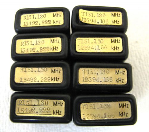 9 Motorola MICOR VHF Transmit K1007A Channel Elements  .0005% 156.195MHz.