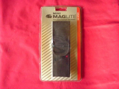 MINI MAGLITE BLACK NYLON 2-CELL AA FLASHLIGHT HOLDER MODEL AM2A056