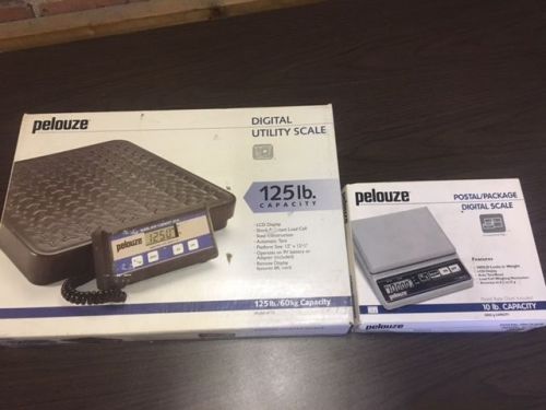Pelouze Digital Scale - 2 in excellent condition - 10lb. and 125lb. capacities