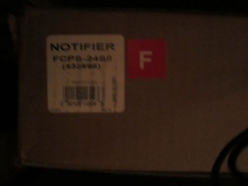 Notifier fcps-24s8 power supply for sale