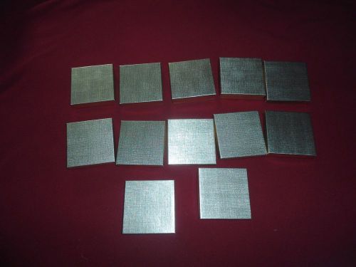 Lot of 12 Gold Color Gift/Jewelry Boxes w/padding - 4 x 4 x 1 1/2