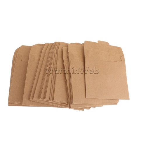 50pcs CD DVD CDR Kraft Chic Sleeves Envelope Packaging Disc Paper Bags