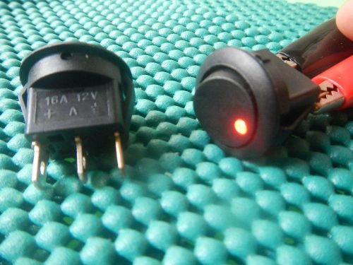 85pcs red led light 12v car rocker off/on spst switch new d8cr nr for sale