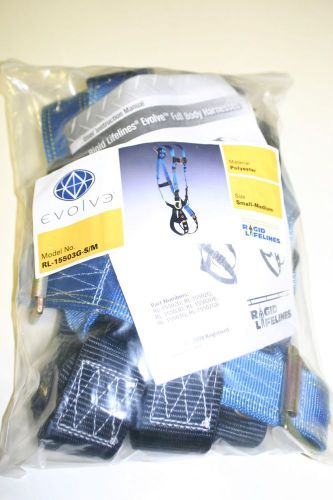 Lot 5 Point ANSI Safety Small Harness w/ waist rings Fall Protection 15503G-S/M