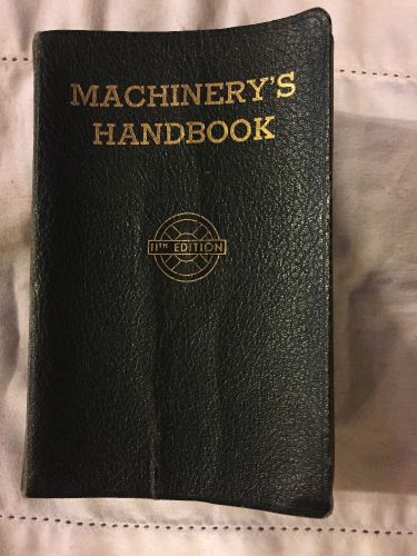 Vintage 1942 Machinery&#039;s Handbook 11th Edition Industrial Press, Made in USA