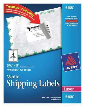 Laser Label, White ,Avery, 5168