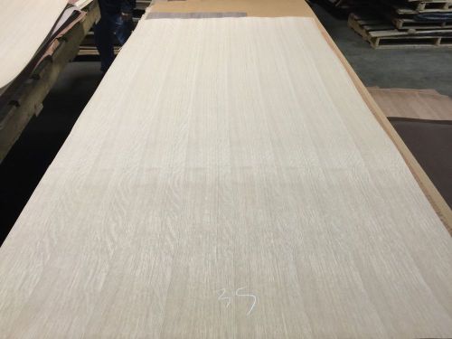 Wood Veneer Flaky White Oak 48x98 1 Piece 10Mil Paper Backed &#034;EXOTIC&#034; RKO-2 # 35