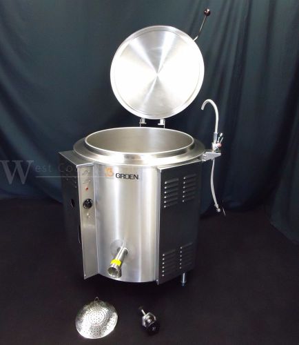 Groen 40 gallon electric steam jacketed kettle 480 volt soup bean 60 for sale