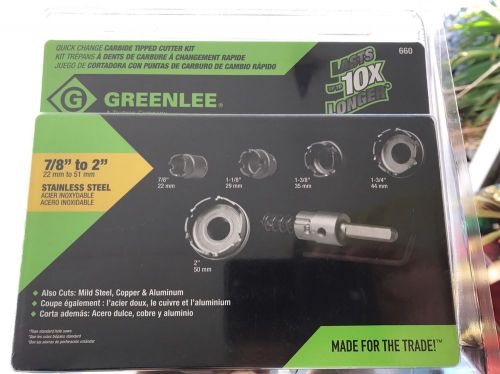 Greenlee Carbide Hole Cutter Kit 660