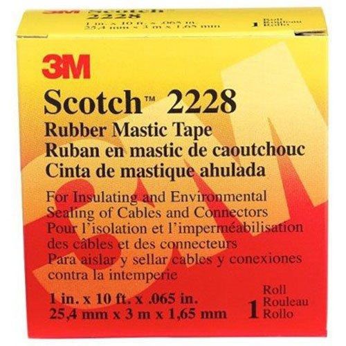 3M 2228 Scotch Moisture Sealing Electrical Tape, 1 in x 10 ft x 0.65 in