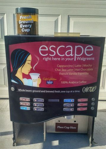 GRAN MATTINO Commercial 10 Flavor Coffee Chai Espresso Vending Machine w/GRINDER