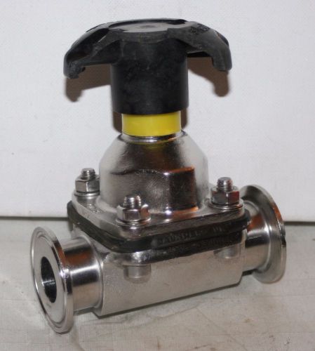 1&#034; Saunders SS Sanitary Diaphragm Valve