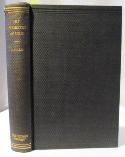 1936 Antique Dairy Farm Manual; The Chemistry of Milk; Food Science, Production