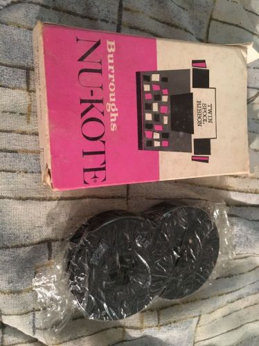 Burroughs Nu-Kote Twin Spool Typewriter Ribbons # BR65 Black &amp; Red