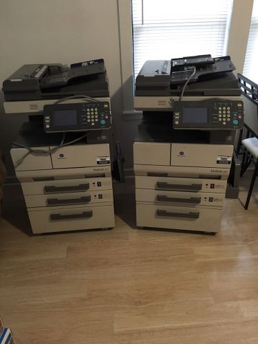 2 Konica Minolta Bizhub 200 Copier Copy Machine