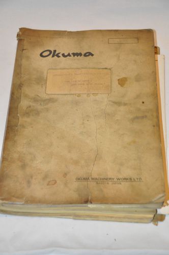 Okuma LS-N  Lathe FANUC 20 NC System Control Maintenance / Operation Manual