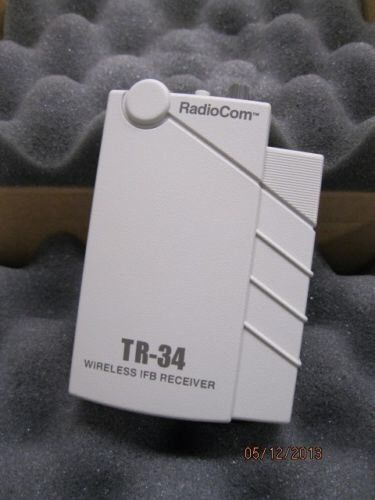 TELEX Radiocom TR-34 IFB 16 Channel Talent wireless receiver