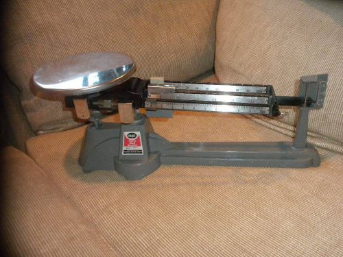 Vintage ohaus triple beam scale. 5 lb, 2 oz capacity. for sale