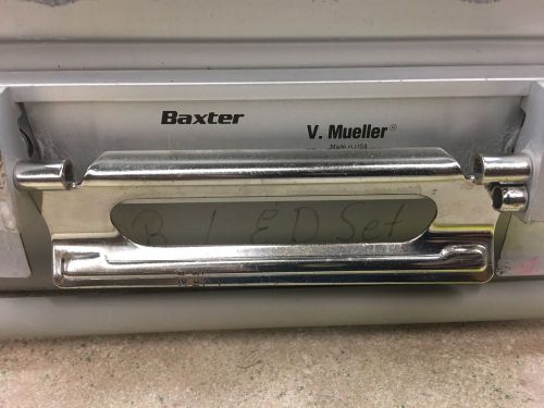 V. Mueller Baxter Case Sterilization