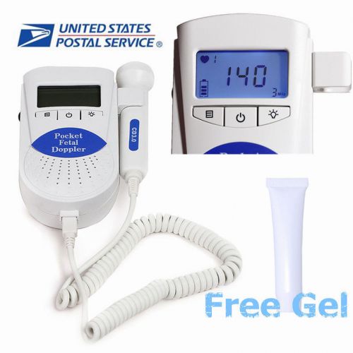 BabySound 3Mhz FETAL DOPPLER Sonoline B baby HEART MONITOR + GEL+ Batteries