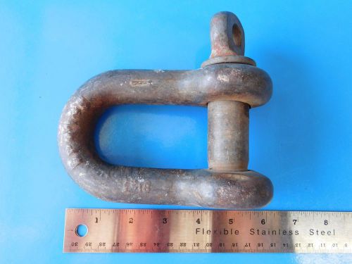 SHACKLE  8 1/2 TON, SCREW PIN ANCHOR  , USED