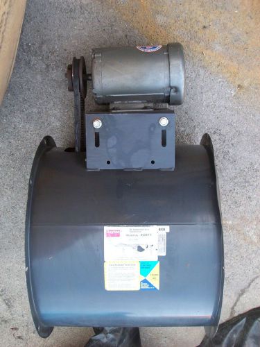 DAYTON 18&#034; BELT DRIVE TUBEAXIAL FAN , 4C661B , with 3/4 HP BALDOR MOTOR , M3542