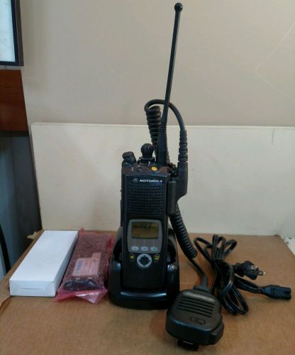 Motorola astro xts5000 700/800mhz p25 xts5000 w/charger, mic, two batteries for sale