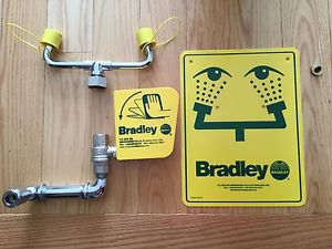 1 - Bradley Wall Mount Eye Wash Unit S19-240 Safety